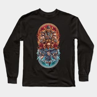 fire vs ice Long Sleeve T-Shirt